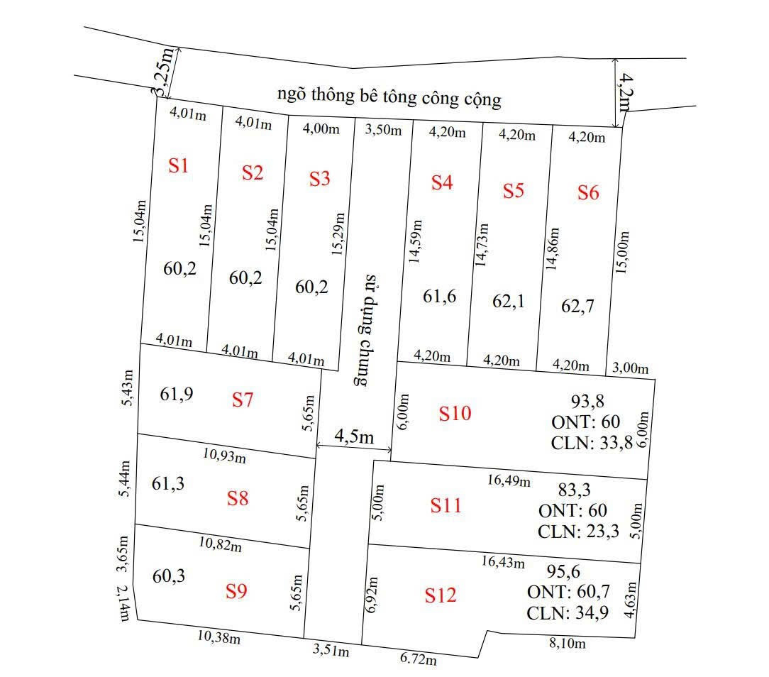 Bán đất fo. 12 lô. 60m² ngang 4m giá 1.1 tỷ , đến 1,3x tỷ Phường An Phong. Hồng Phong cũ. liên hệ 0362558882
