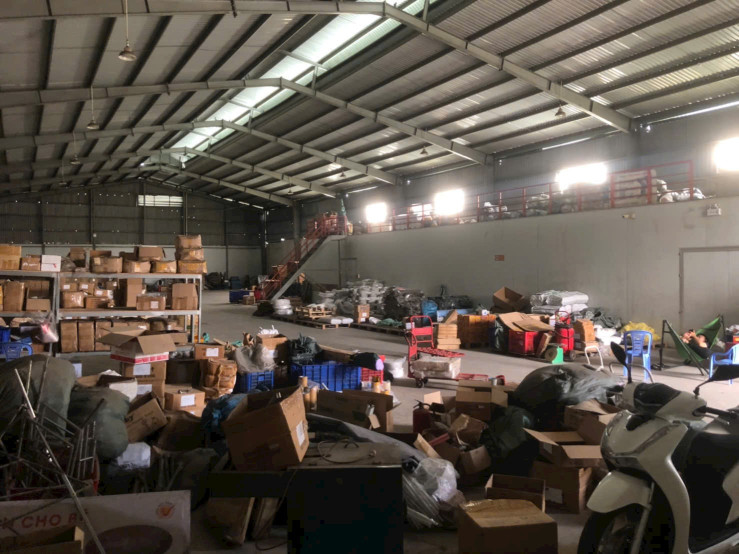Vp kho xưởng cho thuê 1900m2 An Phú Đông quận 12