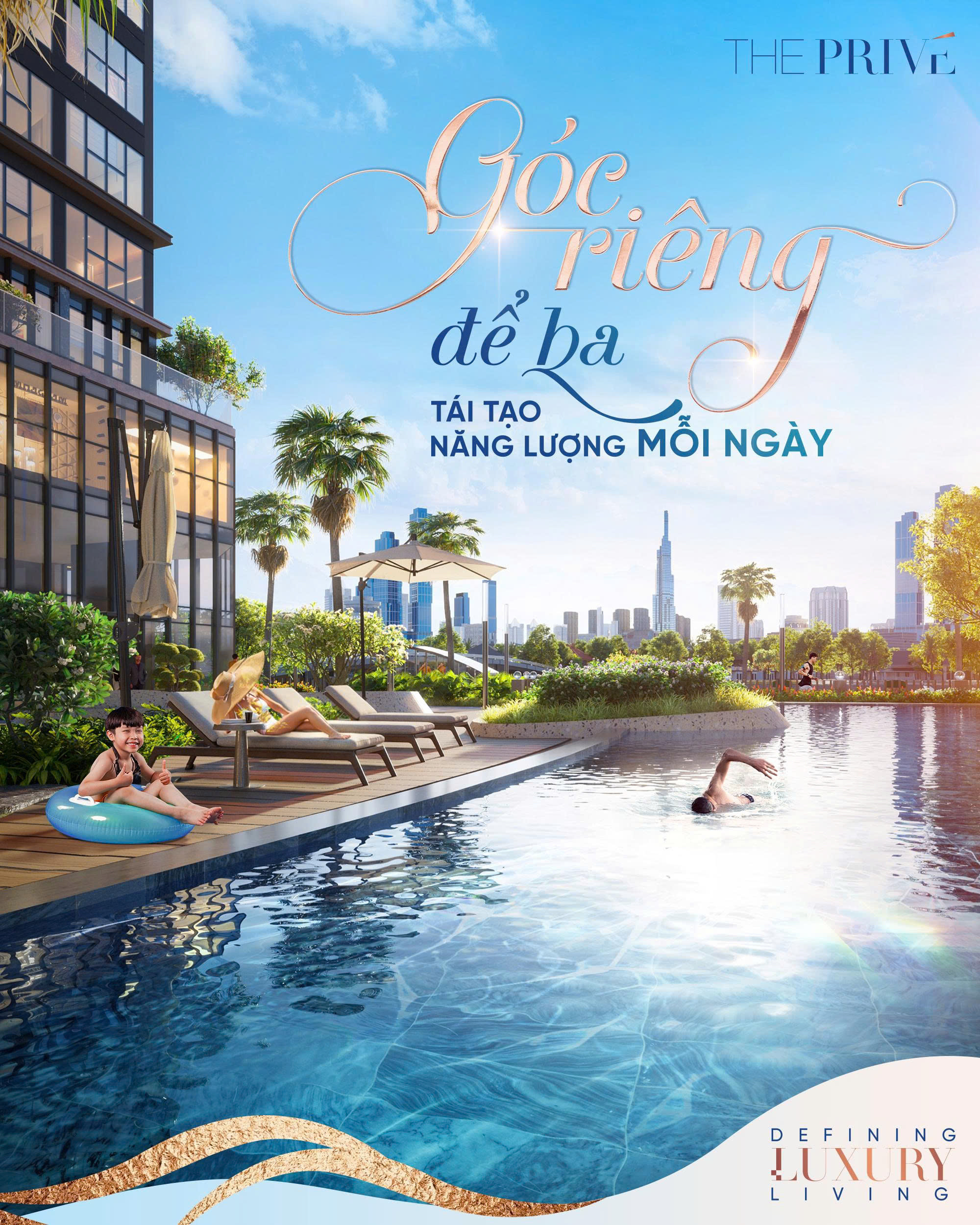 Bán căn hộ The Privé 80,6m2 2PN, 2WC 3 mặt giáp sông Đường Song Hành, An Phú