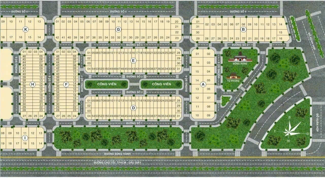 BDS HVL Cho Thuê Đất 2MT Công Viên KDC Nam Rạch Chiếc An Phú TP Thủ Đức