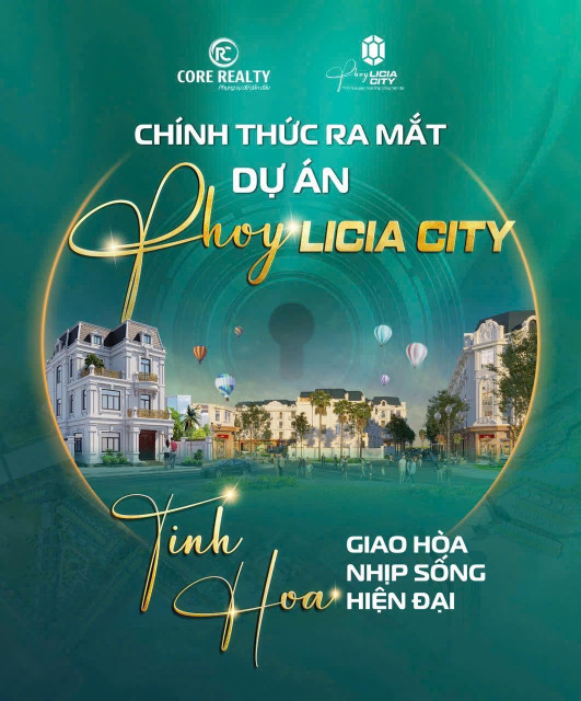 CHÍNH THỨC RA MẮT DỰ ÁN VÀ NHẬN BOOKING DỰ ÁN PHOYLICIA CITY Tại TP.Phổ Yên.