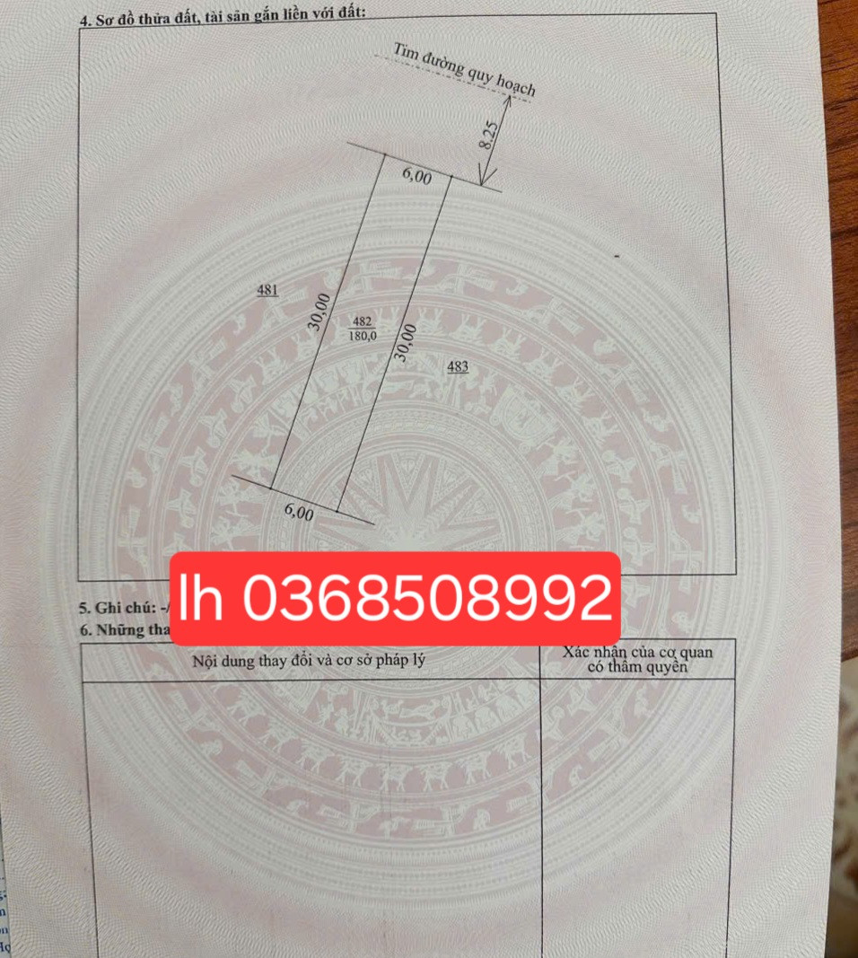 Bán đất 180m² ngang 6m giá 1.74 tỷ Phường Bách Quang