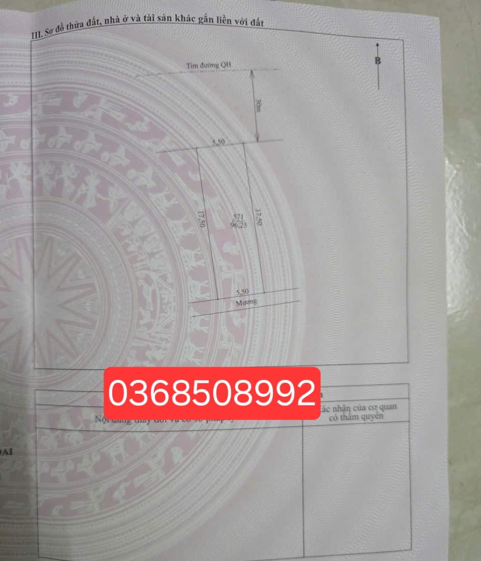 Bán đất 96,25m² ngang 5,5m giá 4.25 tỷ Phường Bách Quang