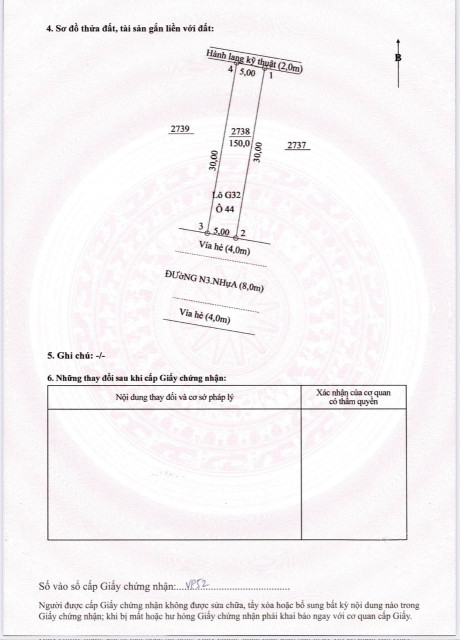 Bán 02 lô đất liền kề Khu Dân cư Lai Hưng 300m² ngang 10m giá 2.6 tỷ Phường Bến Cát
