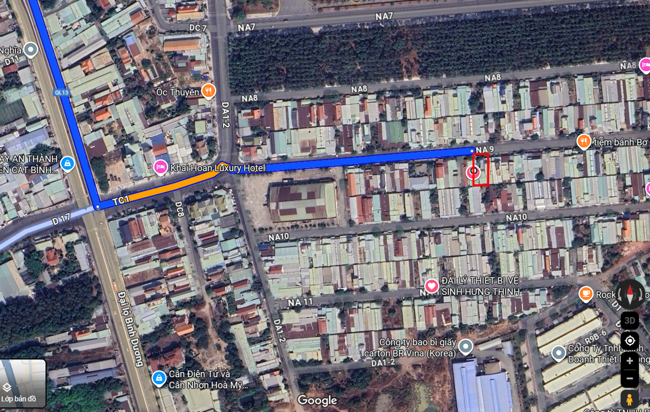 Bán nhà 300m² ngang 10m giá 5.2 tỷ Phường Bến Cát