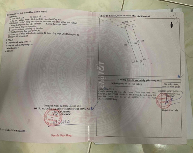 Nhà Đất Tam Phước Biên Hòa Đồng Nai