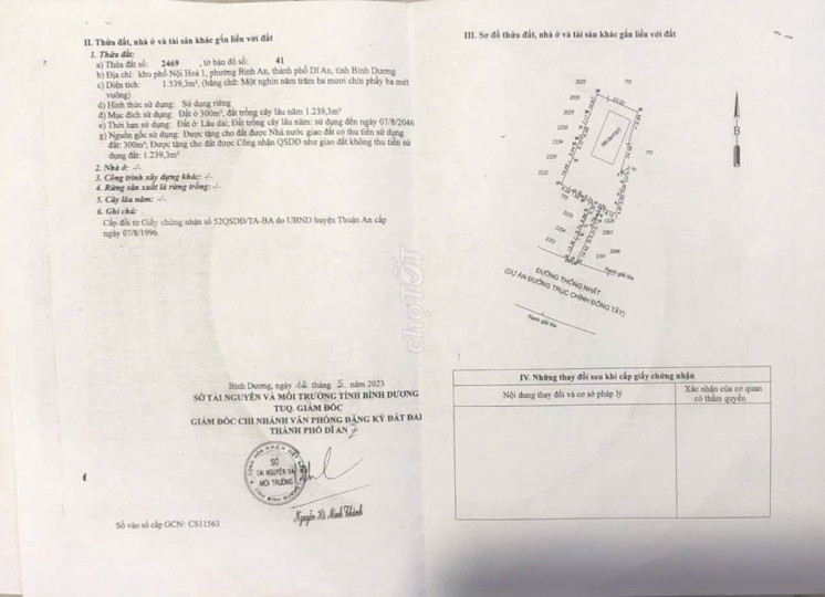 Nhà Đất Bình An Dĩ An Bình Dương