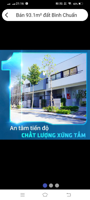 Bán nhà 93m² 2.95 tỷ tại Phường Bình Chuẩn Thị xã Thuận An