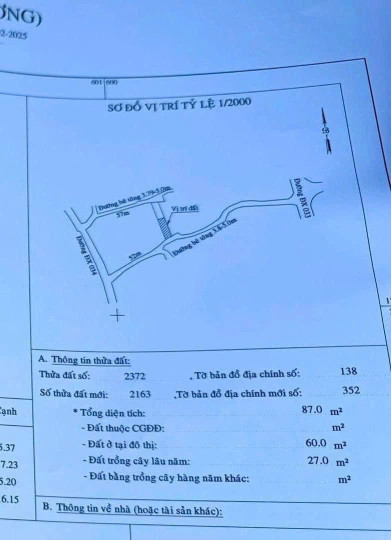 Bán đất PHÚ MỸ  87m² ngang 5,5m giá 2.19 tỷ Phường Bình Dương 0815422197