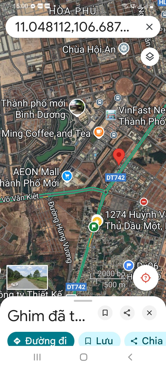 Bán đất 247.6m² ngang 8,2m giá 7.6 tỷ Phường Bình Dương 0815422197