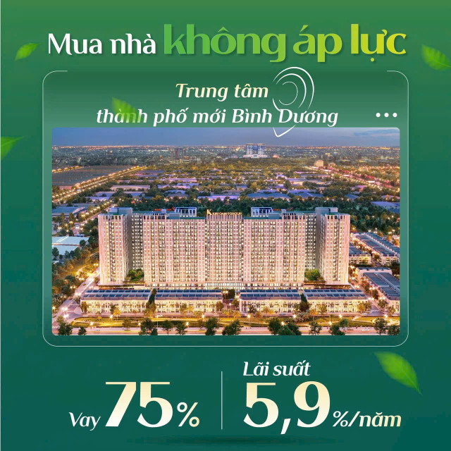 Bán nhà ở xã hội KHome 60m² ngang 5m giá 780 triệu Phường Bình Dương 0815422197