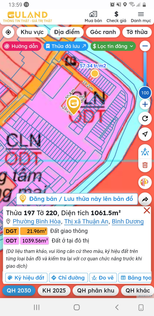 Bán nhà 136.5m² ngang 8.6 - 10.35m giá 3.5 tỷ tại Phường Bình Hòa Thị xã Thuận An