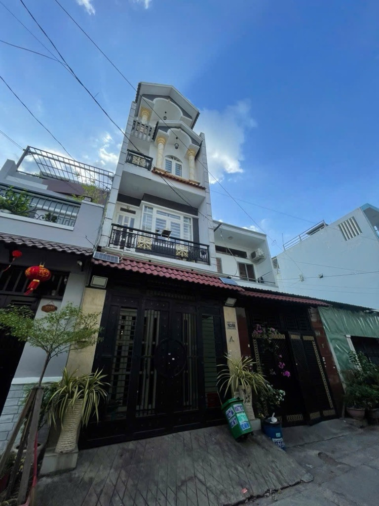 Bán nhà 4 tầng HXH liên khu 5-6 Phường Bình Hưng Hoà B Quận Bình Tân