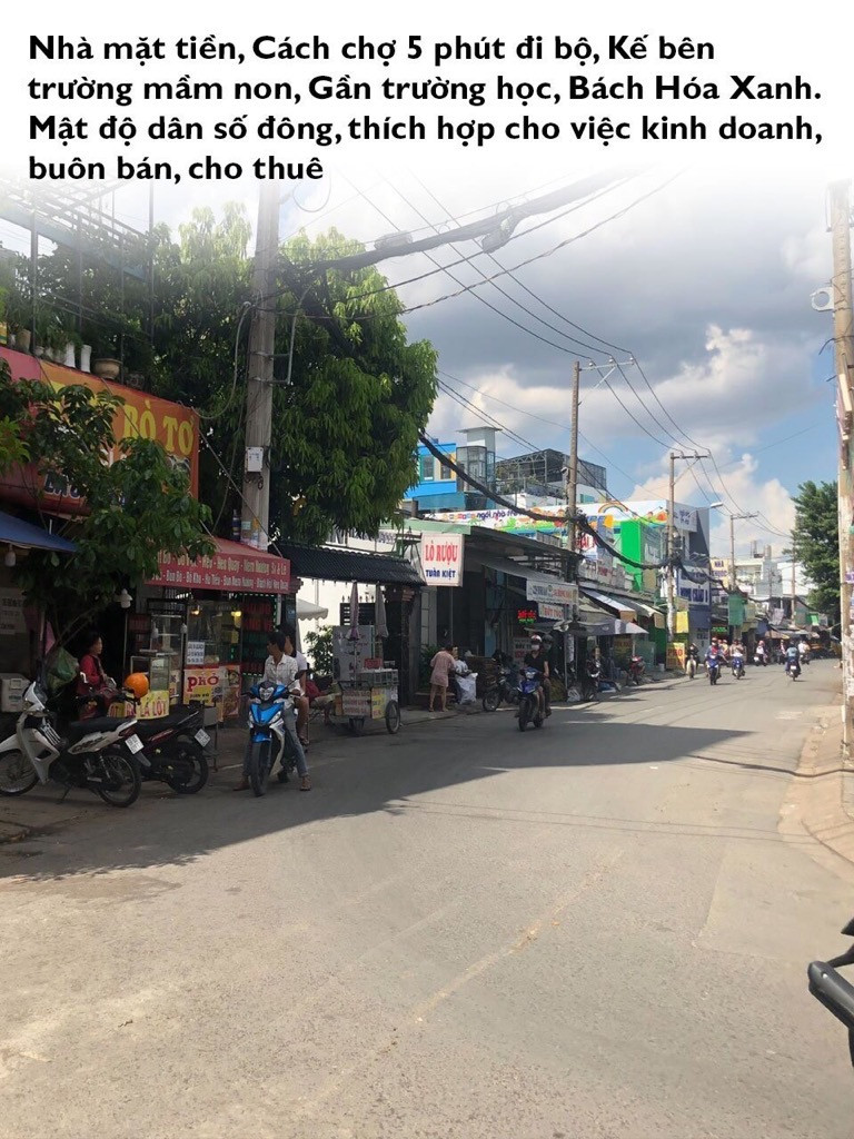 Bán nhà 4 tầng mặt tiền liên khu 5-6 Phường Bình Hưng Hoà B Quận Bình Tân