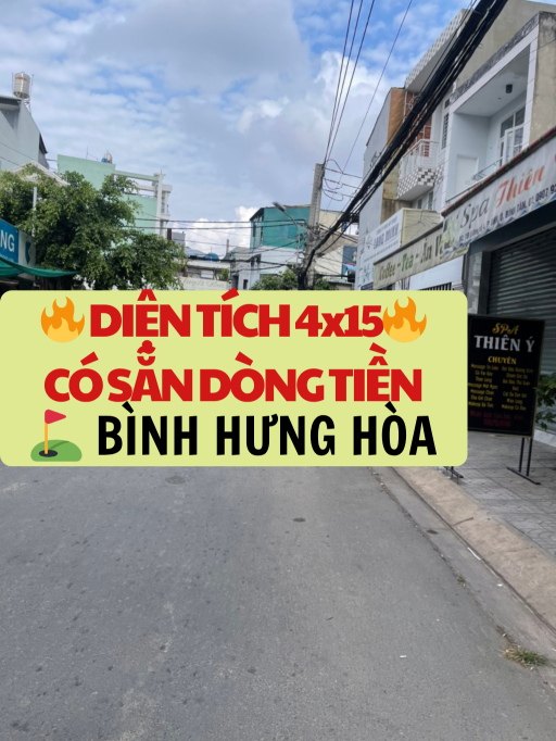 NHÀ 4X15 - GẦN NGAY LÊ TRỌNG TẤN - KÊNH THAM LƯƠNG - CHỈ 5.00T