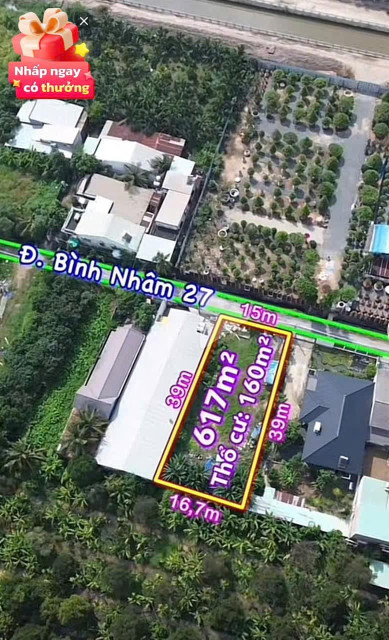 Bán đất 635.1m² 9.2 tỷ tại Phường Bình Nhâm Thị xã Thuận An