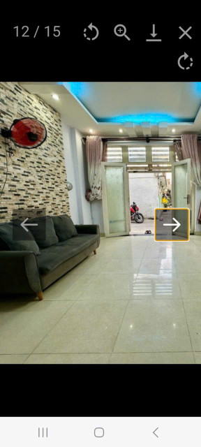 Nhà hẻm ba gác , 43m2 , 2 lầu , Bình Thạnh , giá 7.3 tỷ .