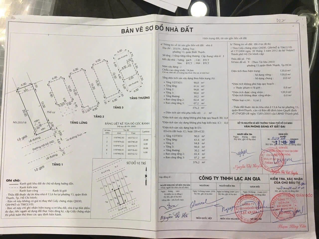 Bán Nhà Hẻm 203/16 Đặng Thuỳ Trâm, P13, Bình Thạnh