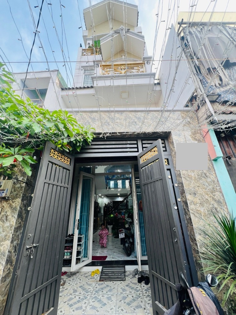 Bán nhà 4 tầng 4.2×12m 50m Phường Bình Trị Đông Quận Bình Tân