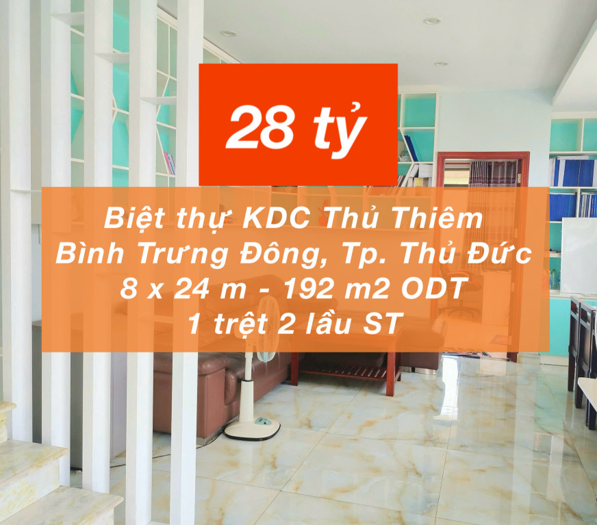 Biệt thự giá tốt KDC Thủ Thiêm