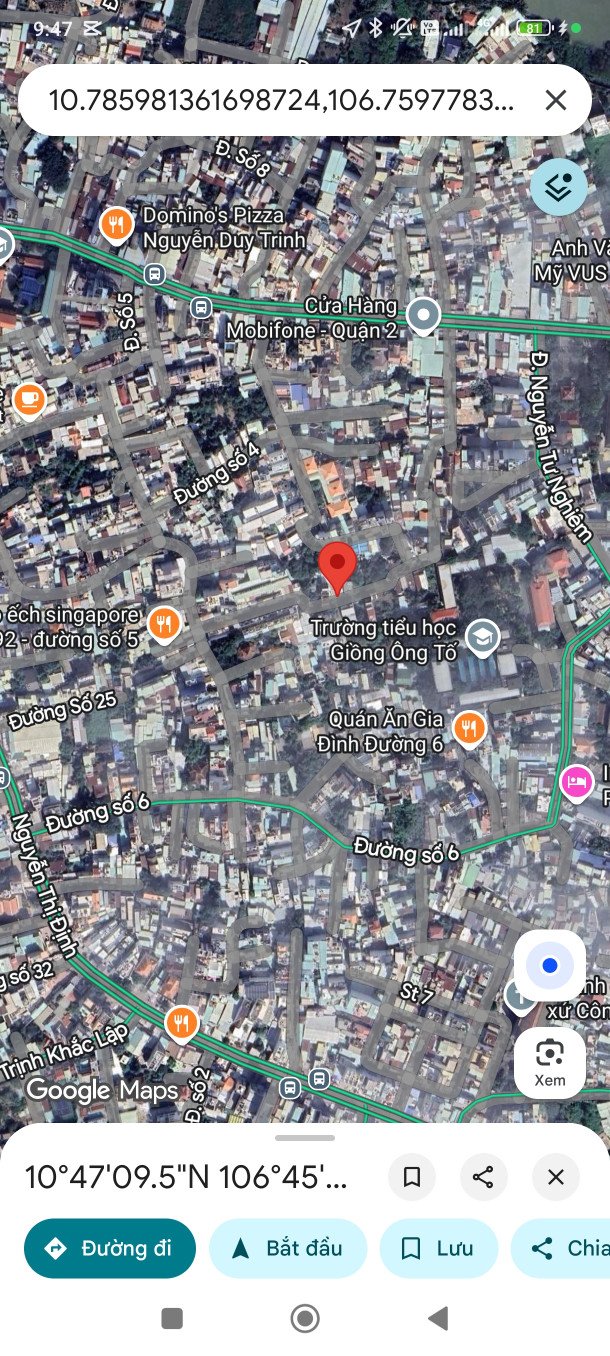 Bán đất 60m² ngang 4.6m giá 4.7 tỷ Phường Bình Trưng