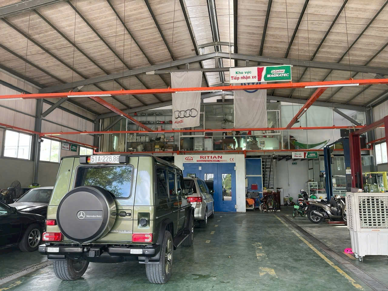 BDS HVL Cho thuê kho xưởng Mặt tiền sông , thoáng mát, yên tĩnh, kín đáo diện tích Tc 500m2 , khuôn viên đậu xe 1000m