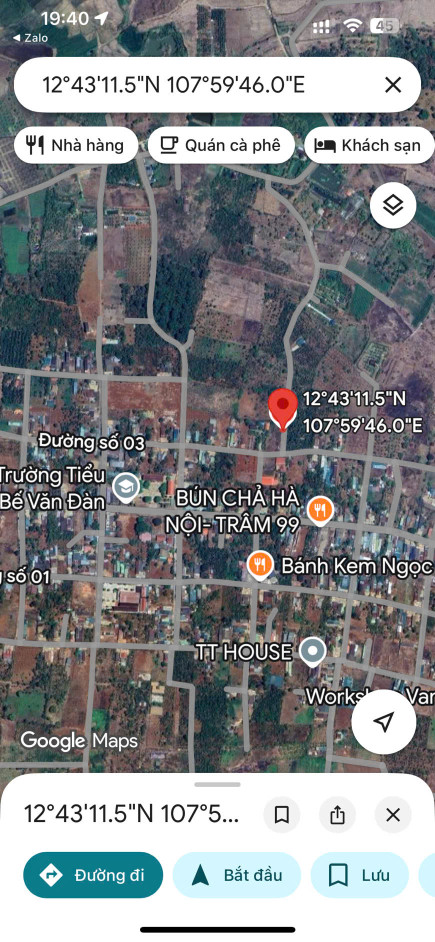 Bán đất 129.3m² ngang 5m giá 6.5 tỷ Phường Buôn Ma Thuột