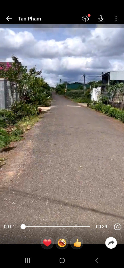 💯Bán nhà thôn 8 cubur ( phường BMT ) mặt tiền đường nhựa khu dân cư cách tt phô 7km.