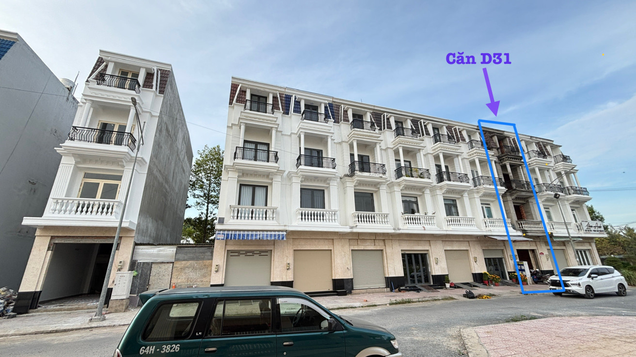 Đổi đất có sẵn nhận ngay nhà phố mặt tiền Chợ Cái Vồn, Bình Minh