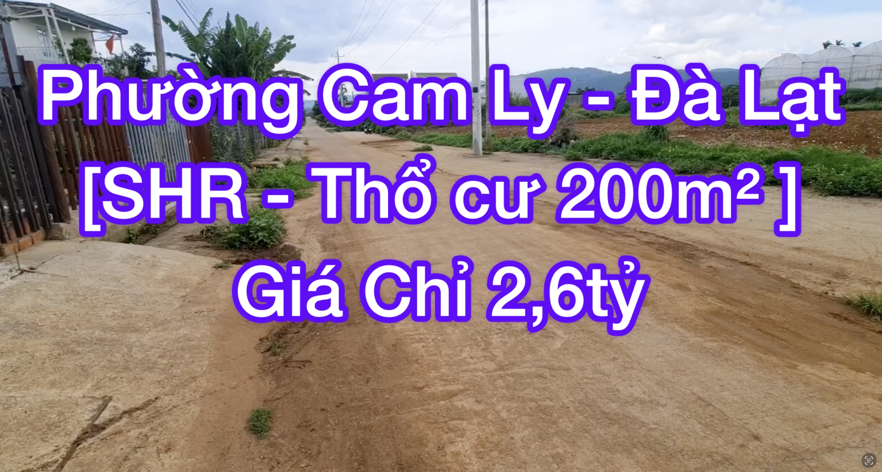 Bán Sổ Hồng Riêng 200m2 chỉ 2,6tỷ
