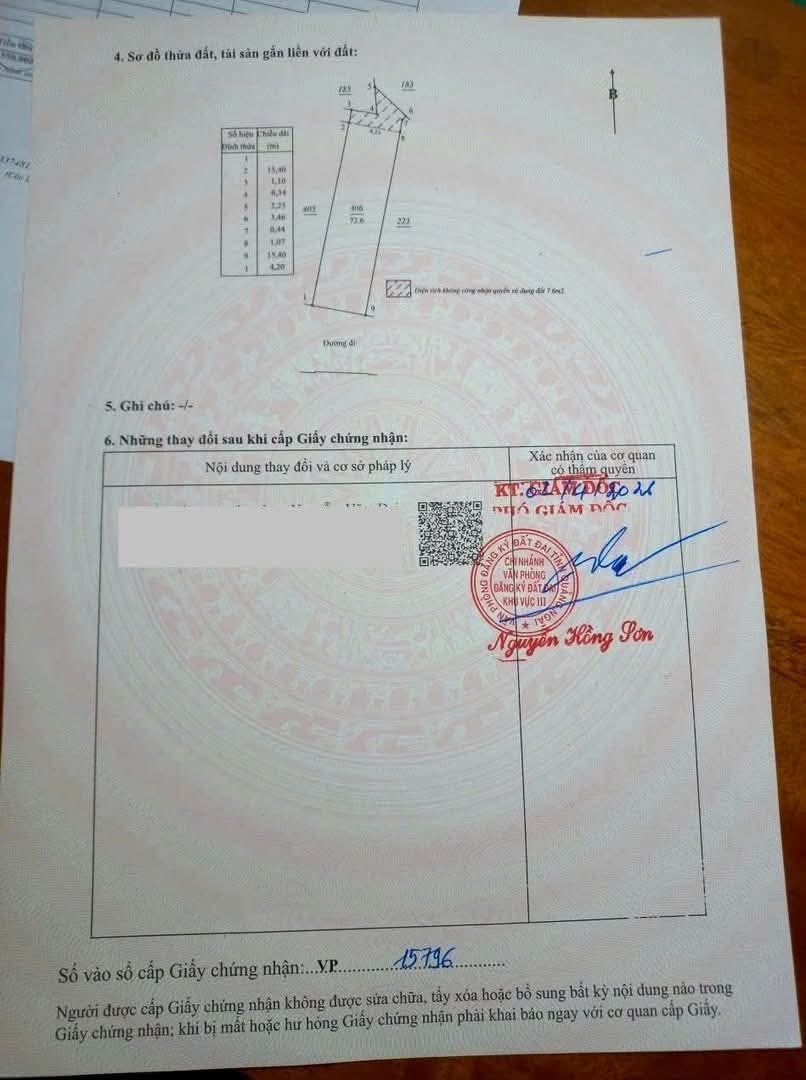 Bán đất 72m² full thổ cư ngang 4.2m giá 1.39 tỷ tại Phường Cẩm Thành