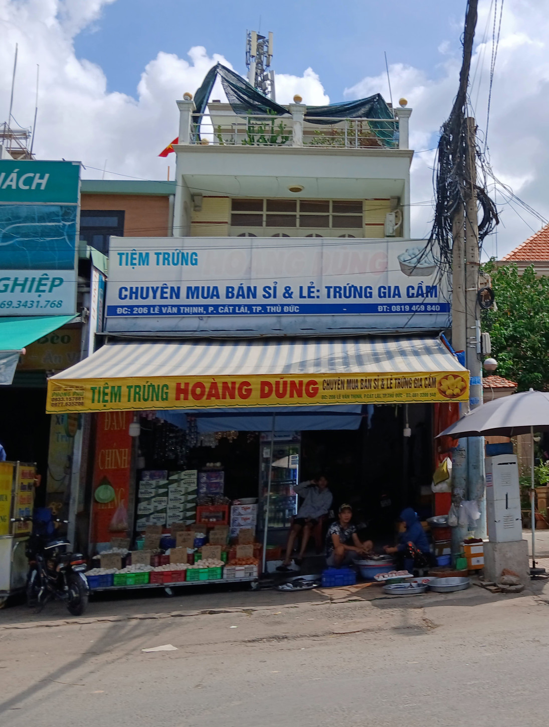 Bán nhà mặt tiền 206 Lê Văn Thịnh Phường Cát Lái Quận 2 Nhà 3 tầng 5 phòng Mặt tiền 30m ngay Chợ Cây Xoài
