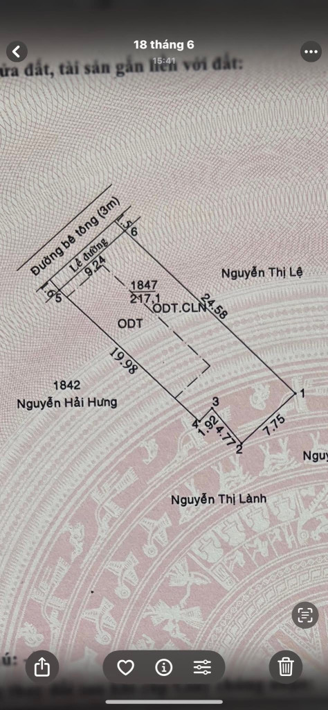 Bán đất ĐỊNH HÒA: 217m² ngang 9,3m giá 3.4 tỷ Phường Chánh Hiệp: 0815422197