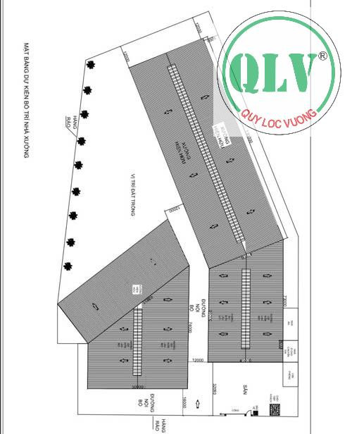 Cho thuê 15.000m2 xưởng  giá 2,8 USD/m2  tại Bến Cát, Bình Dương