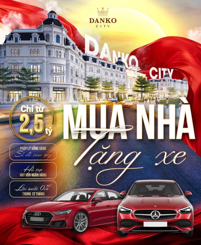 Ra giỏ hàng hot nhất, lô đất gần hồ Mắt Rồng - Danko City TN – Nghỉ dưỡng ngay giữa lòng thành phố, chỉ từ 2,5 tỷ/lô