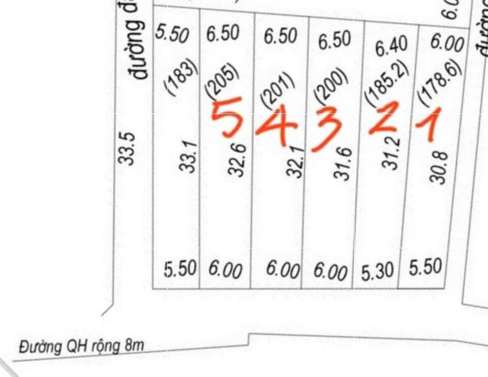 Bán đất 180m² giá 600 triệu Phường Cư Bao