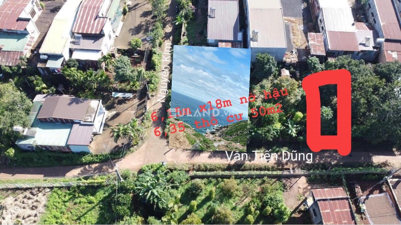 [690tr] Bán đất thổ cư 112m², ngang 6 dài 18 tc 50 tại phường Đạt Hiếu