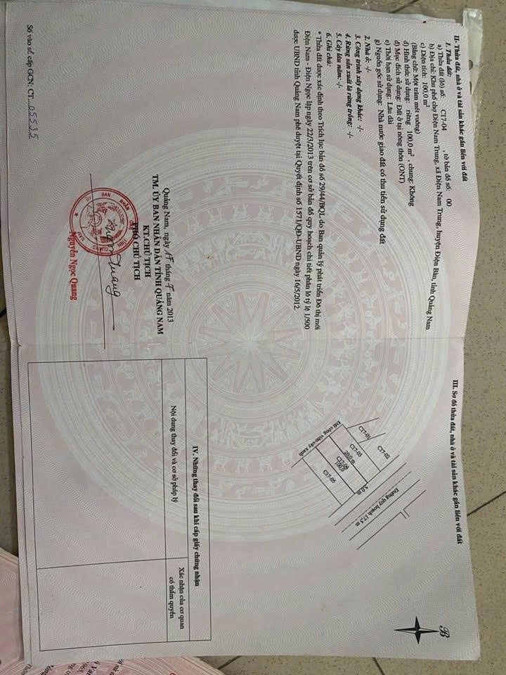 📌📌📌LÀM VIỆC TRỰC TIẾP GIÁ TỐT !!! Bán đất Điện Nam Trung, Điện Bàn
