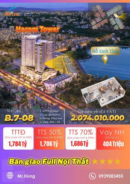 CĂN HỘ CAO CẤP VIEW BIỂN - GIÁ TỐT ĐẦU TƯ
