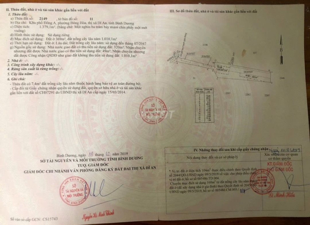 Nhà Đất Đông Hòa Dĩ An Bình Dương