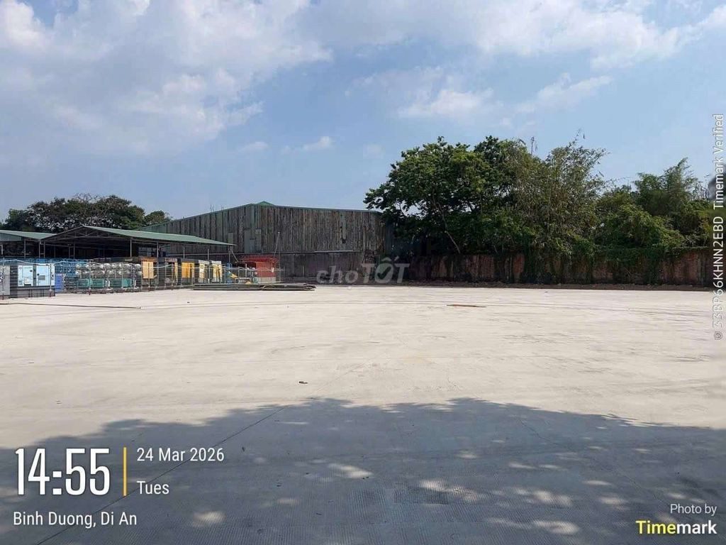 CHO THUÊ ĐẤT BÃI XE CÔNG Ở DĨ AN