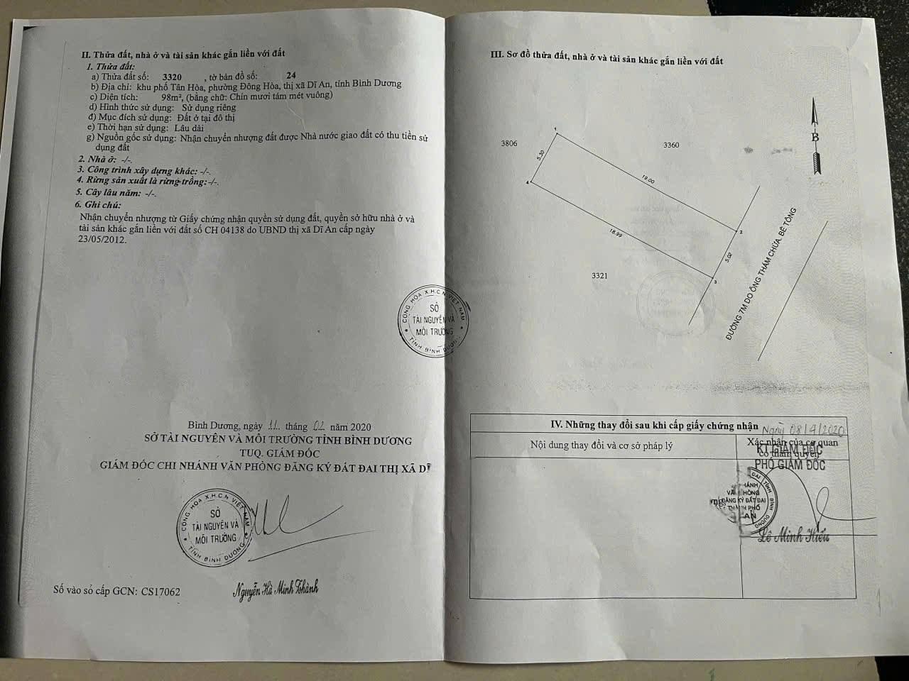 Đất mặt tiền nhựa full thổ cư đường Tô Vĩnh Diện gần làng ĐH quốc gia