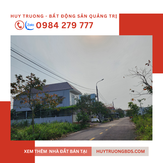Bán đất biệt thự K27 Nam Đông Hà – nằm giữa đường Đặng Thí và đường Nguyễn Công Hoan