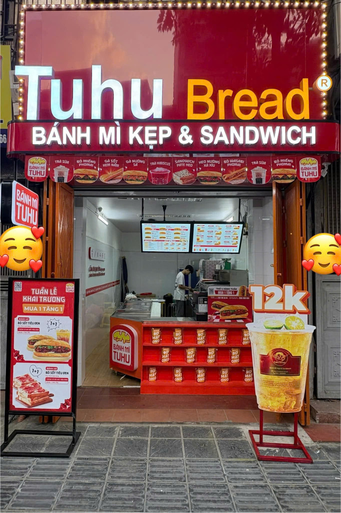 SANG NHƯỢNG QUÁN BÁNH MỲ TUHU TẠI 11 ĐỖ NGỌC DU, PHƯỜNG ĐỒNG NHÂN, QUẬN HAI BÀ TRƯNG, HÀ NỘI