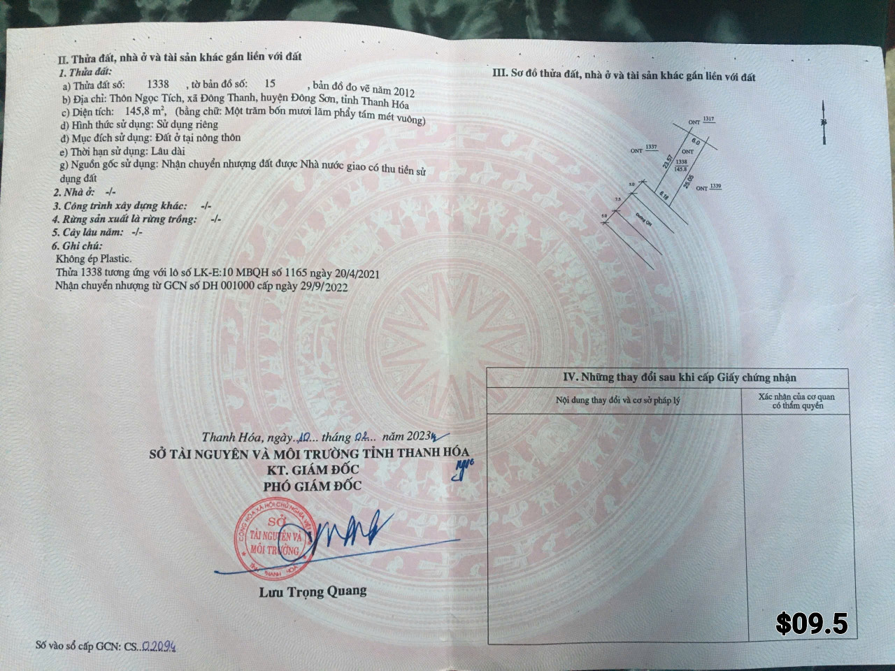 E10 MB1165, cạnh ủy ban Đông Thanh