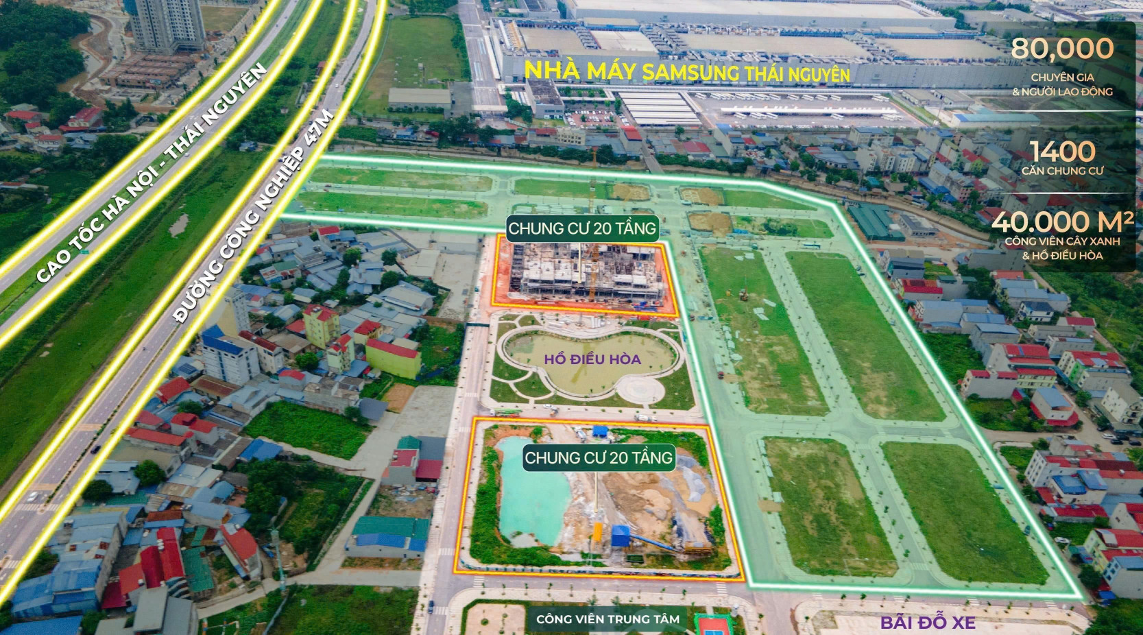 Căn hộ Yên Bình Complex – Vị trí vàng cạnh KCN 1.200ha