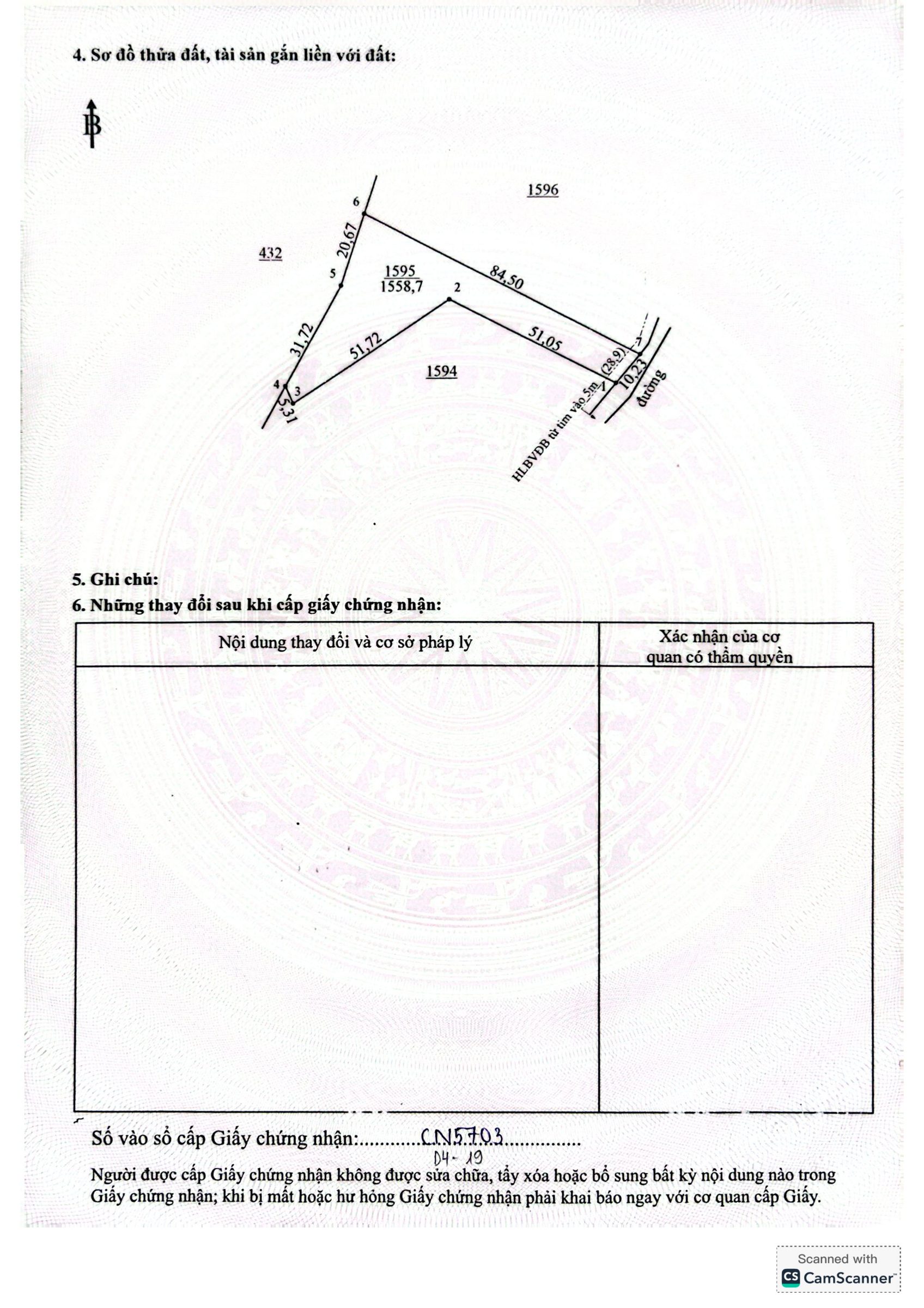 Bán đất 1558m² ngang 10m giá 590 triệu tại Phường Đồng Xoài