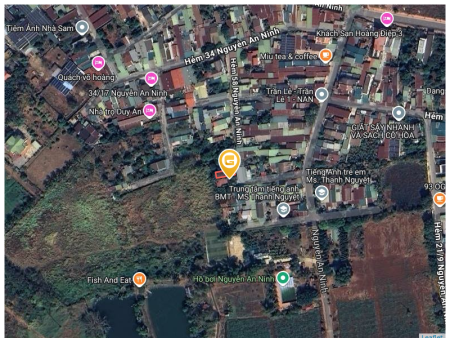 Bán đất hẻm 58 Nguyễn An Ninh 109m² 2.3 tỷ tại Phường Ea Tam Thành phố Buôn Ma Thuột