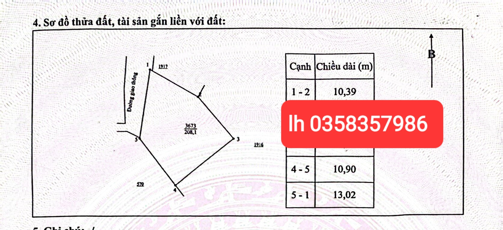 Bán nhà 208.1m² có sẵn 100m² thổ cư ngang 14.10m giá 3.35 tỷ tại Phường Gia Sàng