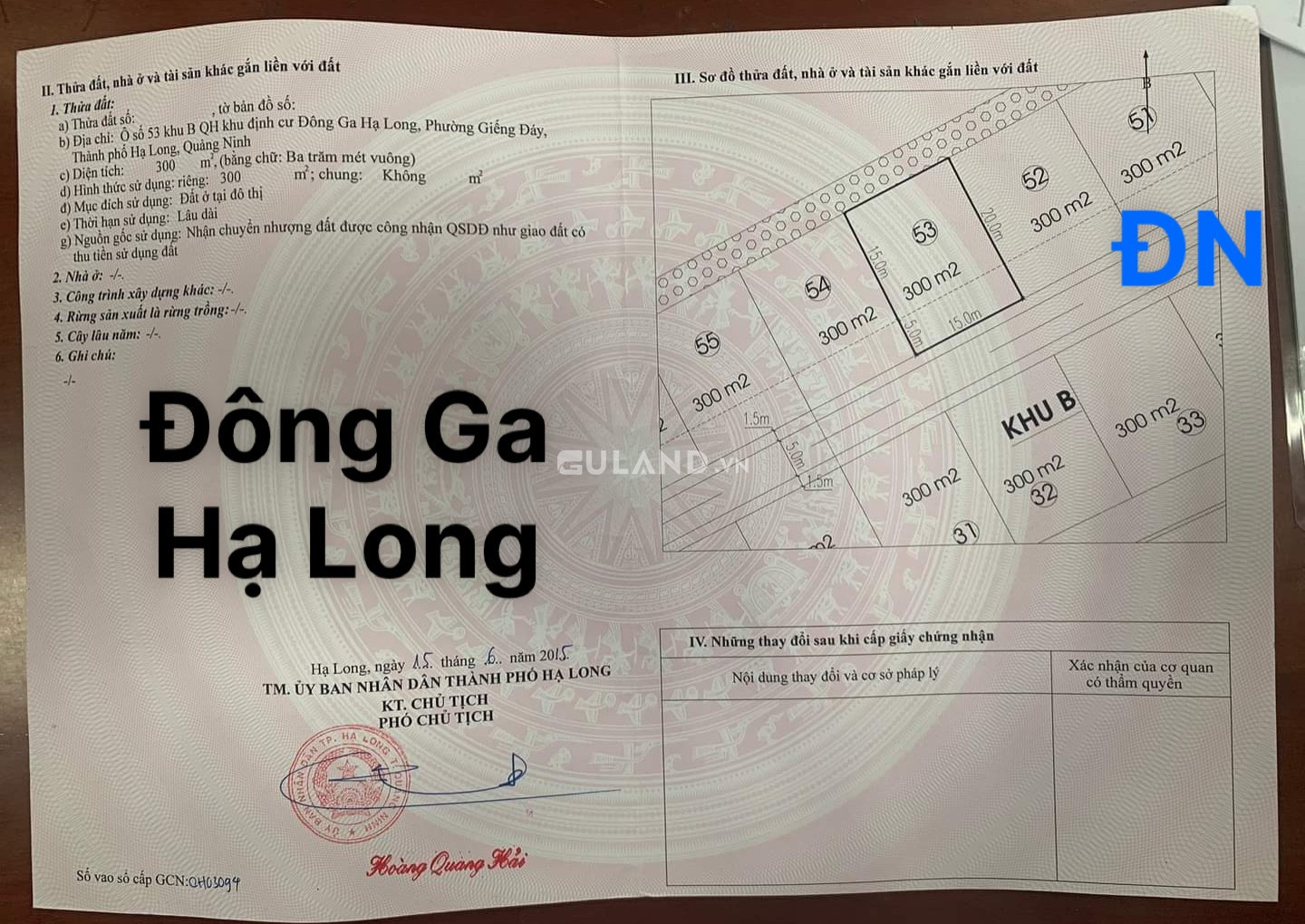 Bán Đất Trung Tâm Đông Ga Hạ Long